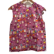 CHANEL Tops blouse Size M Top Sleeveless Pattern Purple Coco Mark