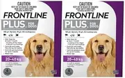 FRONTLINEPLUS for Large Dogs 20 to 40 Kg Purple 12 Pipettes