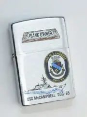 Zippo lighter US Navy Aegis destroyer McCampbell unused item imported from Japan