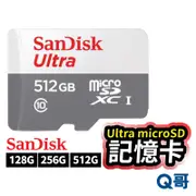 SanDisk Ultra microSD UHS-I 記憶卡 128GB 256GB 512GB SD卡 SD03