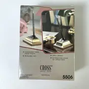 Cross Metallic Finish Base & Classic Black Ball Point Pen 5506 NEW