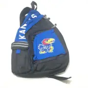 KU Jayhawks Sling Backpack Strap Crossbody Day Bag Hiking 18" University Kansas