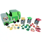 Bluey Wooden Garbage Truck Playset
