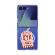 Galaxy Z Flip7 Impact Magnetic Case Sydney Travel Tag