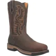 Laredo Men's 6921 Stringfellow 11" Brown Steel Square Toe Work Boots, Size 12 EW