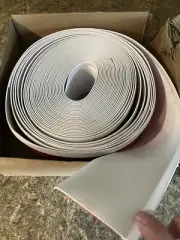 Rubber Baseboard Trim - 4 Inch x 40 Feet Vinyl. (appox. 40 Feet)
