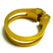 gobike88 KREX CNC gold seatpost clamp, 31.8mm, 12g, CC-075A, 369