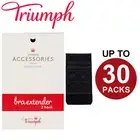 Triumph 2 Hook Bra Extender Extension Band Fastener Clip On Strap Black