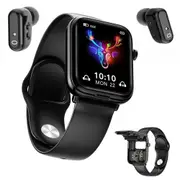 X8S 2 in 1 Smartwatch with TWS Earbuds Health Monitor Sport Watch Fitness Tracker Bluetooth Earphone