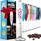Milk Frother Handheld Battery Operated Electric Foam Maker for Coffee,