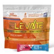 MCT & BHB Exogenous Ketones Drink Mix Packets Elevate Keto Electrolytes Powde...
