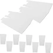 ROMISBABA 24pcs Popcorn Boxes Stylish Black White Snack Containers for Parties Movie Nights and Birthdays Lightweight Safe Paper Packaging for Popcorn Candy and Snacks