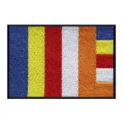 Buddhist Flag Buddhism Buddha Bodhi Embroidered Patch - Iron On/Sew On