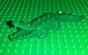 *NEW* Lego Green Crocodile Alligator for River Jungle Water Settings x 1