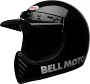 Bell Moto-3 Classic, motocross helmet , color: Black/White , size: M