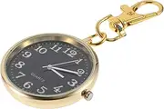 [LIGIGWASH] Luminous Keychain Pocket Watch Unique Hanging Watch for Middle Aged and Elderly Smooth Lightweight Design Special Days Easy Viewing Dark