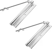 COHEALI 2pcs Door Closer Automatic Hydraulic Closing Hinge for Residential Commercial Doors Heavy Duty Weatherproof Safe Quiet Operation