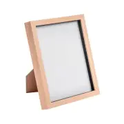 Shadow Box Frame Standing Hanging 3D Craft Picture Photo 8 x 10" Light Wood