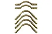 Pool Snooker Billiard Table Brass Pocket Bracket Set