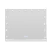 TOOLKISS Bluetooth Makeup Mirror 80x58cm - Hollywood Vanity Mirror with LED Lights & Built-in Speaker, Touch Control, 3 Color Temperatures