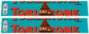 2 TOBLERONE CRUNCHY ALMONDS Swiss Chocolate Bars European Sweets 100g 3.5oz