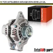New Alternator for Mitsubishi Mirage 2014-2015 1.2L 85A 12V CW 6-Groove Pulley (for: Mitsubishi)