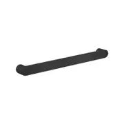 Mercator 22W Matte Black Yarra 1 Bar Heated Towel Rail