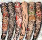 Fake Temporary Tattoo Sleeve Arm Nylon Stockings Tatoo 20 Style Available