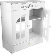 HOLIDYOYO Bathroom Wall Cabinet Makeup Shelf Organizer Wall Storage Holder Bathroom Accessory Plastic Material