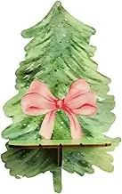 Wooden Floating Shelf | Christmas Tree Shaped Wall Shelves for Decor Storage - Rustic Wood Over Toilet Floating Shelves for Living Room