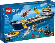 LEGO 60266 Ocean Exploration Ship: Floating Ship with Submarine & Helicopter