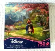 DISNEY Thomas Kinkade Puzzle MULAN BLOSSOMS Of LOVE 750 Pieces + Poster NEW