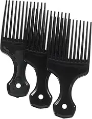 CRILSTYLEO Professional Wide Comb Smooth Rake Detangler Brush for Styling Wide Texture Hair Brush Set