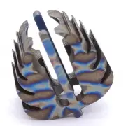 Titanium Alloy Strider Folding Knife Lanyard Bead Crod Paracord Necklace Pendant
