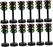 Totority Educational Traffic Light Toys for Children 12pcs Traffic Signal Toys Red Yellow Green for Kids