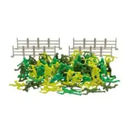 Original Gulliver Armed Forces Army Soldiers Play Set Vintage Toys 64 pcs