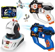 Kidpal Infrared Laser Tag, Upgraded Gun Toys for Kids, Infrared Battle Mega Pack Set of 4 Indoor and Outdoor, Group Activity Fun for Age 5 6 7 8 9 10 11 12+ Years Boys Girls