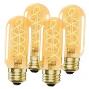 E26 LED Bulb 4W Equivalent E26 Bulb 40 T45-4w-2200k-4pcs Warm White