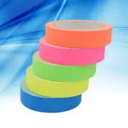 5 Pcs Fluorescent Tape Glow Accessories in The Dark Decorations Orange Gaffer