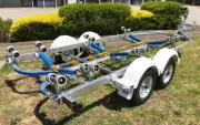 Precision Boat Trailer Drive On Galvanised 6.5mt TANDEM *Soft Poly Upgrade SPARE