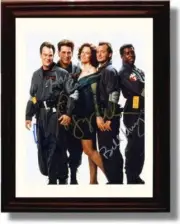 16x20 Framed Cast of Ghostbusters Autograph Promo Print - Ghostbusters