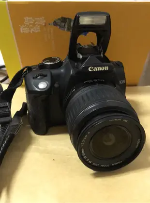 日本 canon 佳能 單眼相機 eos 350D 二手 付電池充電器背帶