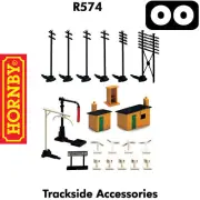 TRACKSIDE ACCESSORIES building signs OO gauge 1:76 model railway HORNBY R574