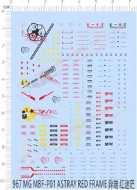在飛比找露天拍賣優惠-【兜兜水貼】高達模型 MG MBF-P02KAI 紅異端改(