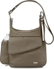 TRAVELON Anti-Theft Security Bag 5 Point Classic Collection Nutmeg NWT