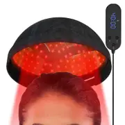 236 diode laser hair growth cap LLLT therapy Anti hair loss treatment hair regrowth device promote hair thickness restore Black AB Tak