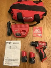 Milwaukee 3401-20 M12 Subcompact Brushless 3/8 Inch Drill/driver Kit