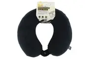 Milleni Travel Memory Foam Neck Pillow Snap button closure - Black