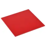 PMMA Acrylic Sheets Colored Non Transparent 6 x 6 Inch Red for Crafts