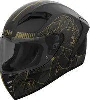Airoh Connor Titan, full face helmet , color: Matt Black/Dark Grey/Gold , size: M